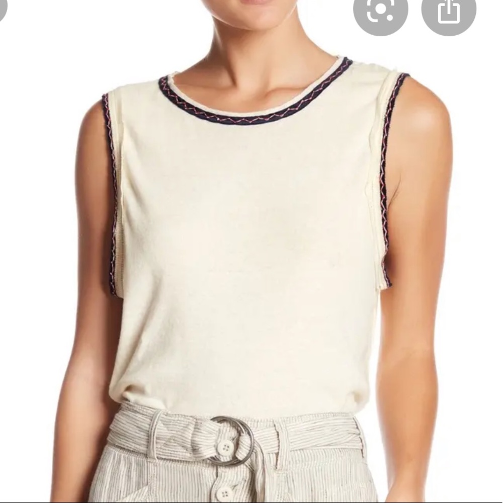 Free People Vintage Ringer Tank Top